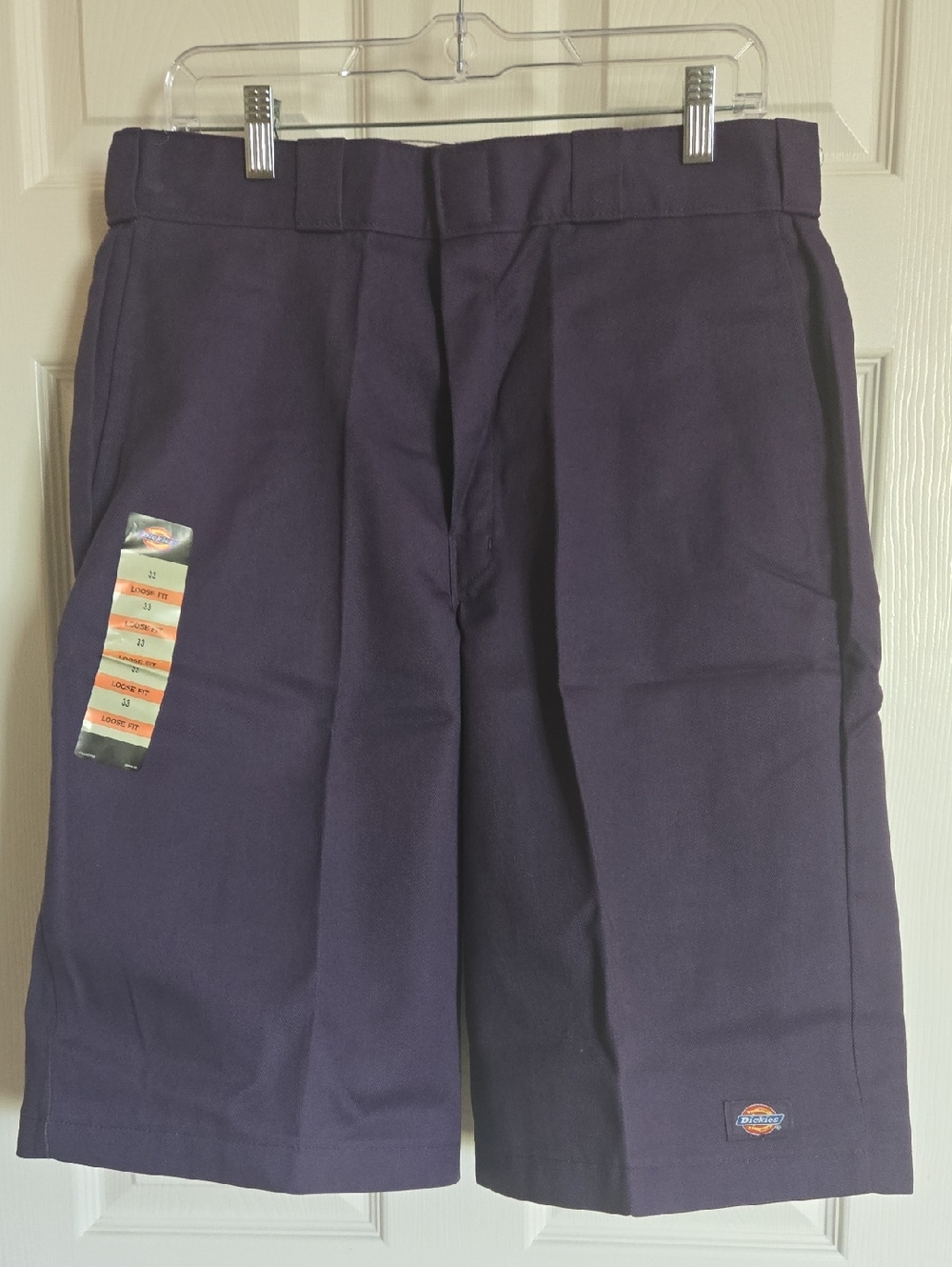 Dickies Navy Flat-Front Work Shorts